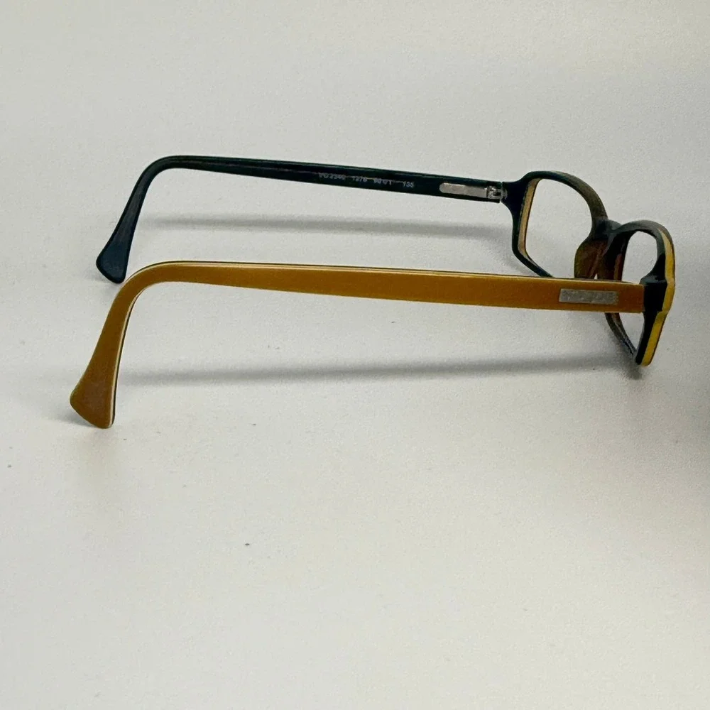 Vogue VO 2340 1276 Brown Tan Rectangular Eyeglasses Frames 50-17-135